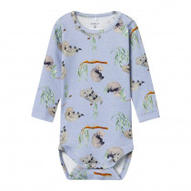 NAME IT Langærmet Body Tong Zen Blue