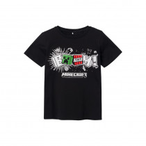 NAME IT Minecraft T-shirt Dinko Black