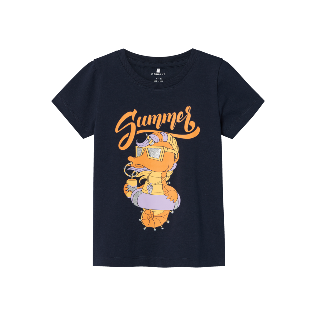 NAME IT T-Shirt Janine Dark Sapphire billede