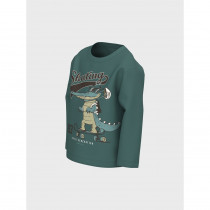 NAME IT Langærmet Bluse Tenan Mallard Green