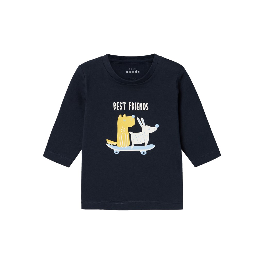 NAME IT Langærmet Bluse Vacion Dark Sapphire