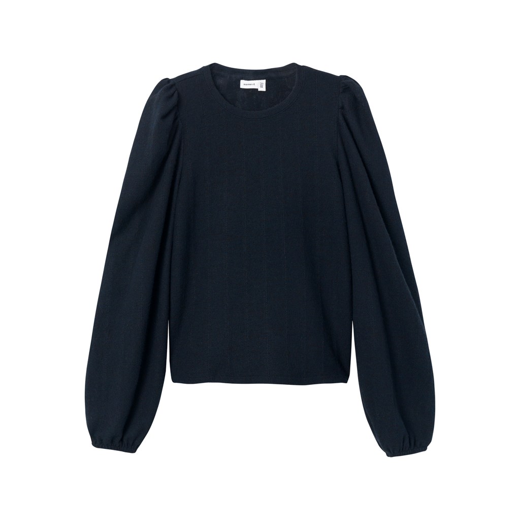 NAME IT Langærmet Bluse Bobbeline Dark Sapphire billede