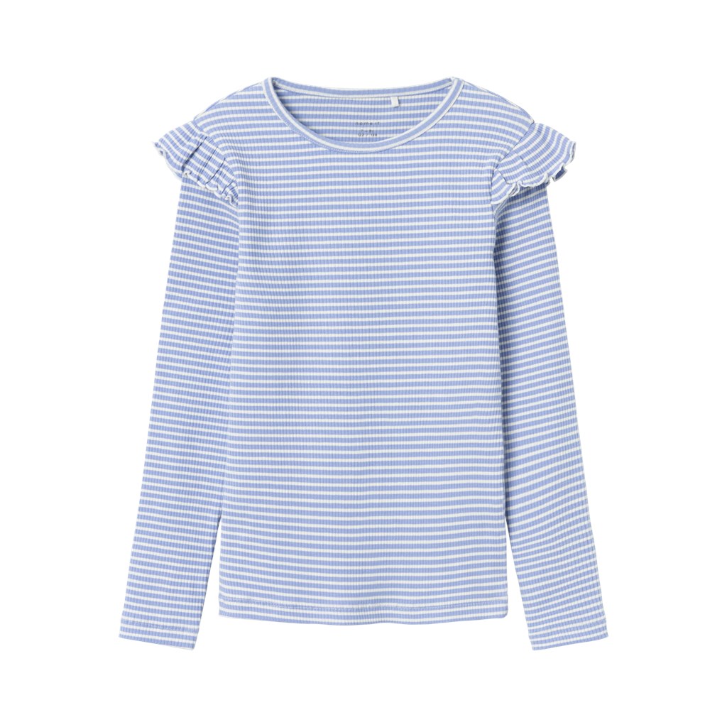  NAME IT Stribet Flæse Bluse Tesilla Easter Egg