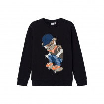 NAME IT Langærmet Sweatshirt Telexo Black