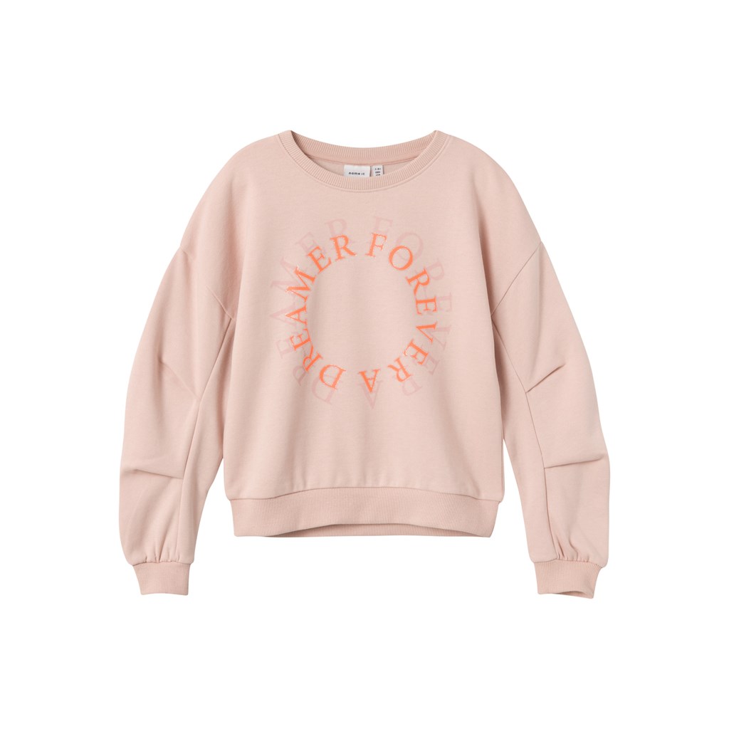 Name It Around Sweatshirt - Sepia Rose