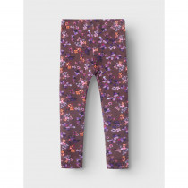 NAME IT Blomster Leggings Ranja Chocolate Plum