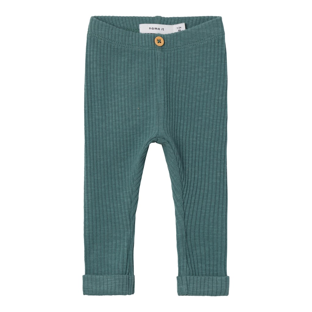 NAME IT Rib Leggings Rer Sea Pine