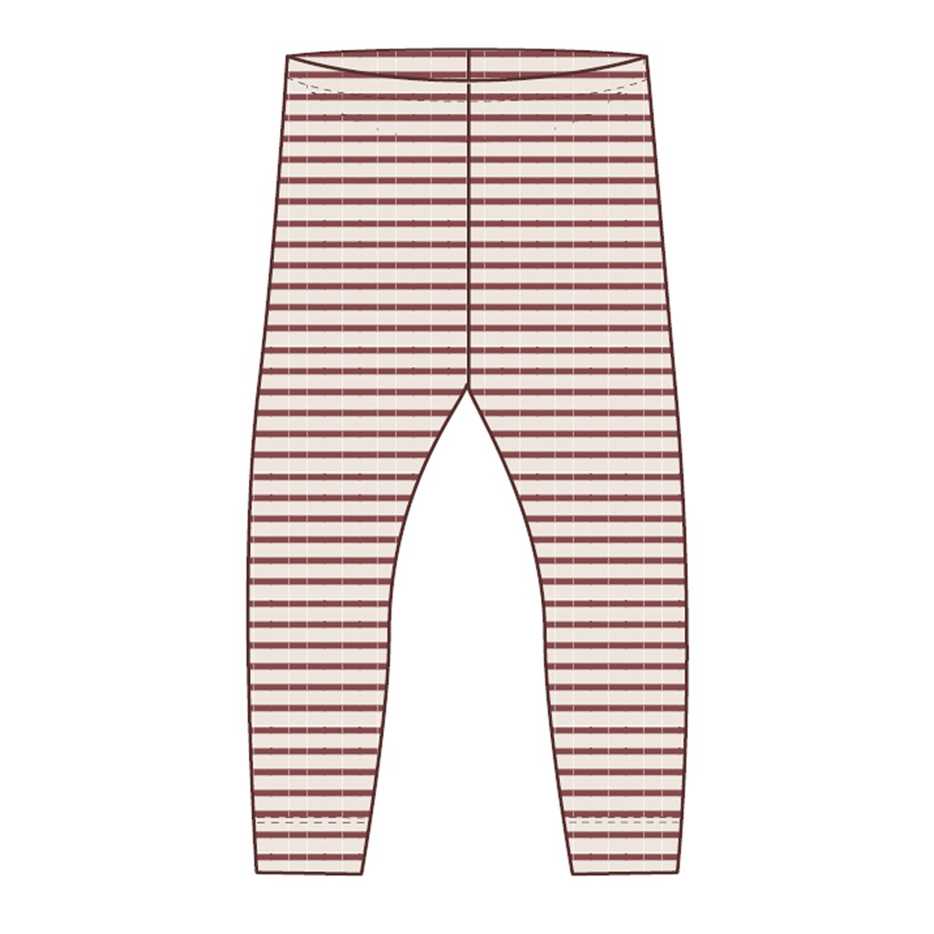 NAME IT Modal Rib Leggings Bany Apple Butter