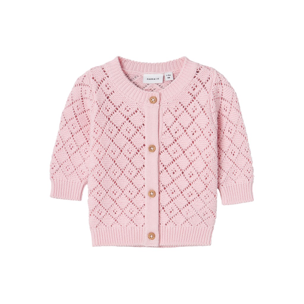 NAME IT Strik Cardigan Desina Parfait Pink