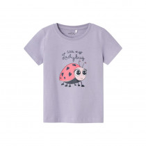 NAME IT T-shirt Veen Heirloom Lilac Ladybug