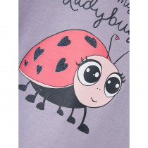 NAME IT T-shirt Veen Heirloom Lilac Ladybug