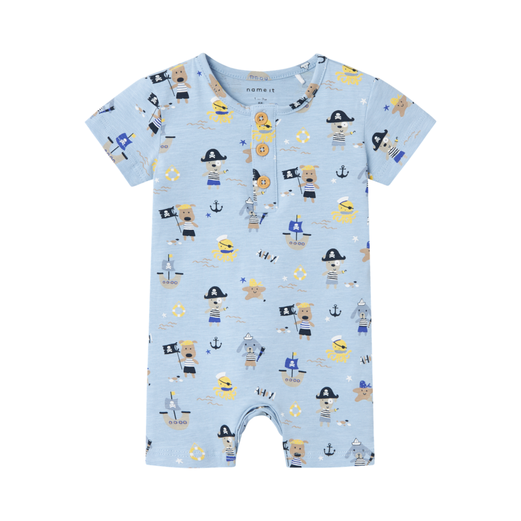 Name It Fobus Sunsuit - Chambray Blue