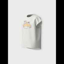 NAME IT T-shirt Violet Bright White