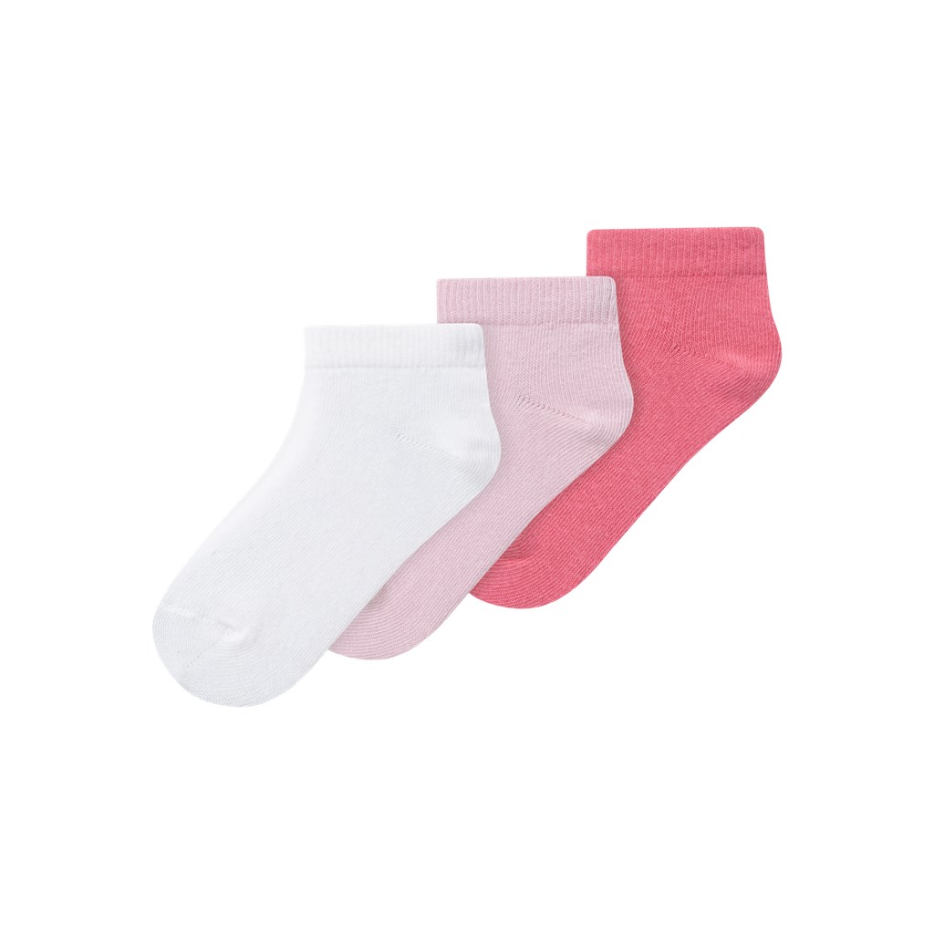 NAME IT 3-Pak Ankelsokker Vilma Bright White