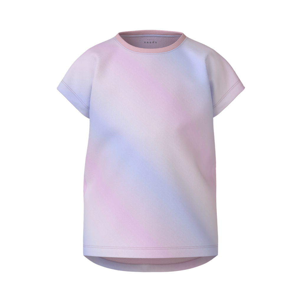 NAME IT T-Shirt Vigga Parfait Pink Regnbue