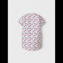 NAME IT T-Shirt Vigga Bright White Kirsebær