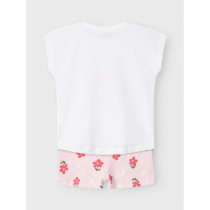  NAME IT Shorts Og T-Shirt Sæt Vigea Bright White