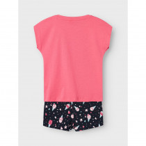 NAME IT Shorts Og T-Shirt Sæt Vigea Camellia Rose 