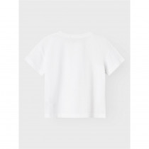 NAME IT Kort Boxy T-Shirt Vita Bright White