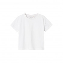 NAME IT Kort Boxy T-Shirt Vita Bright White