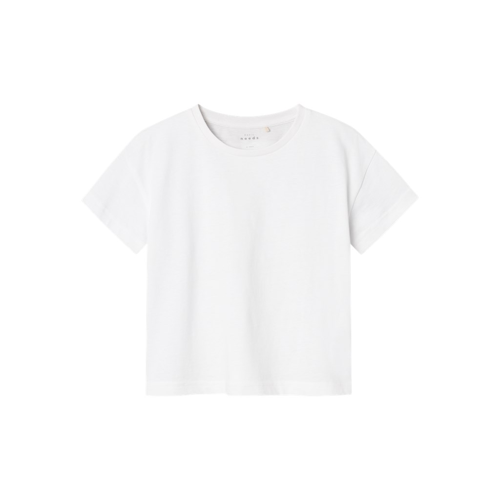 NAME IT Kort Boxy T-Shirt Vita Bright White