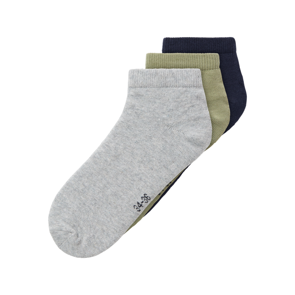 NAME IT 3-Pak Strømper Valde Light Grey Melange