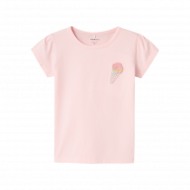 NAME IT T-Shirt Fedora Parfait Pink