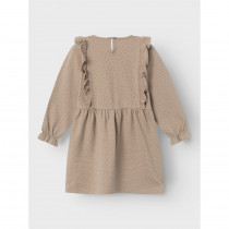 NAME IT Langærmet Kjole Ninaja Savannah Tan