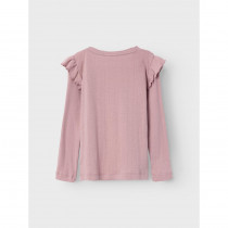 NAME IT Hulmønster Bluse Ninna Woodrose