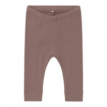 NAME IT Hulmønster Leggings Ninna Deep Taupe