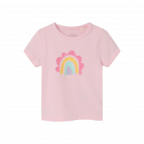 NAME IT T-shirt Vubie Parfait Pink Rainbow