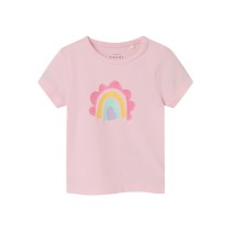 NAME IT T-shirt Vubie Parfait Pink Rainbow