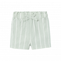 NAME IT Shorts Hicheck Silt Green