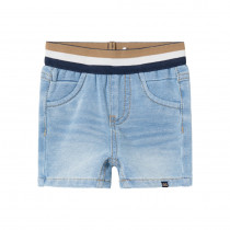 NAME IT Denim Sweat Shorts Silas Light Blue Denim