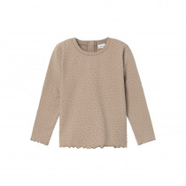 NAME IT Langærmet Bluse Ninaja Savannah Tan