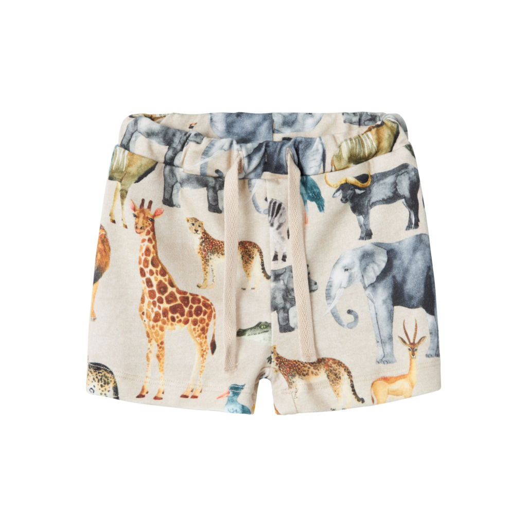 NAME IT Baby Shorts Jasen Peyote Melange billede