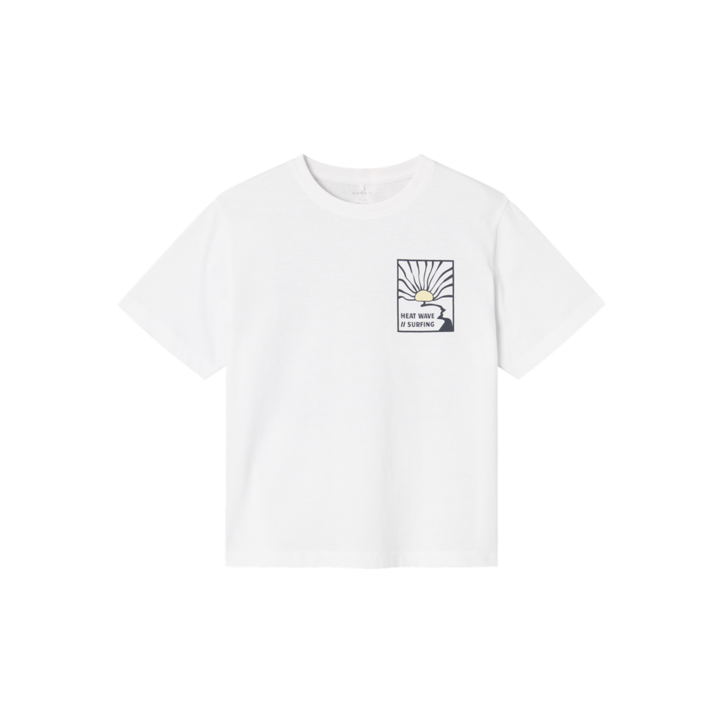 NAME IT Løs T-Shirt Haliam Bright White