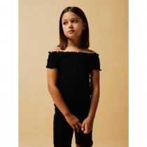 NAME IT Kortærmet Bluse Halisse Black