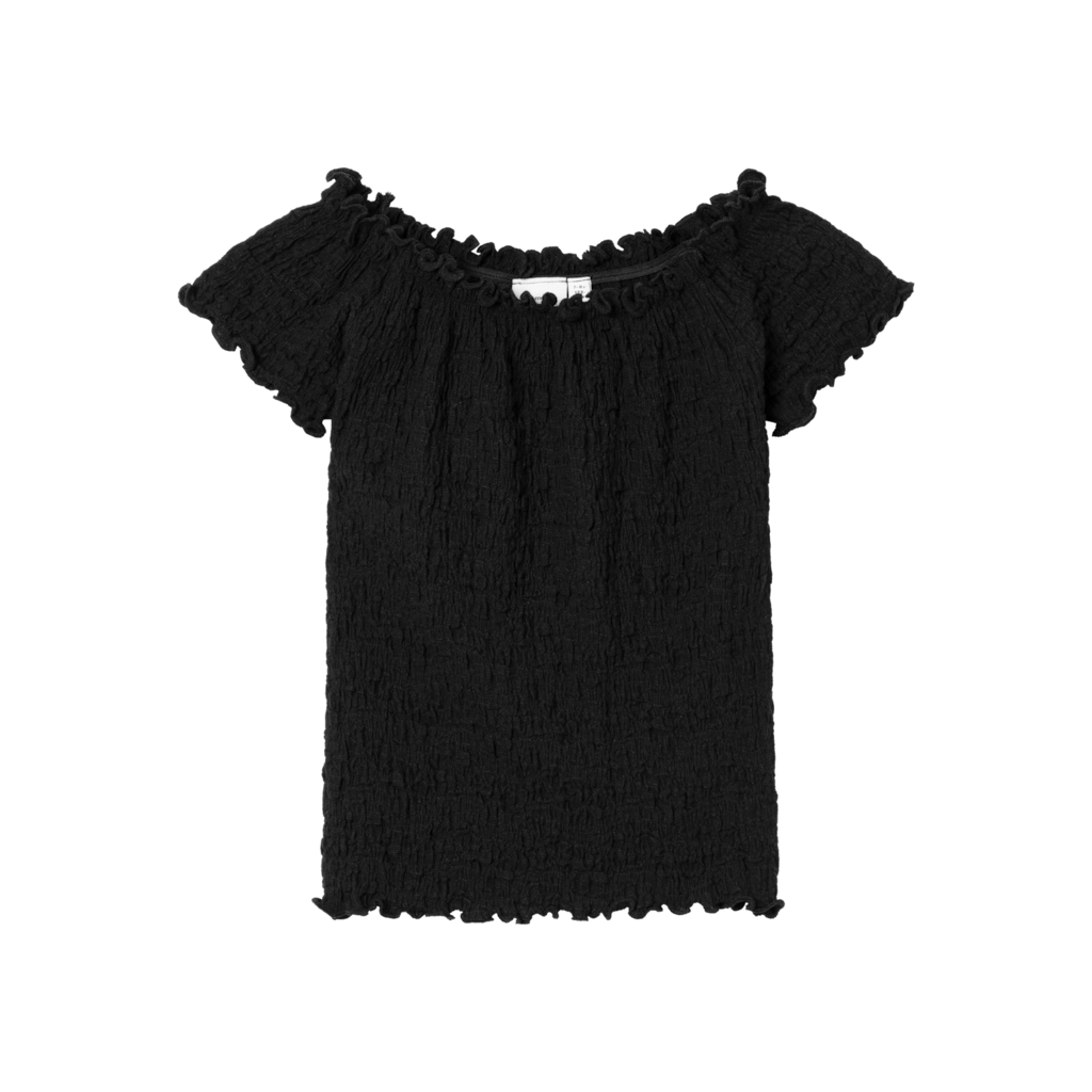 NAME IT Kortærmet Bluse Halisse Black