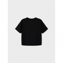 NAME IT Boxy Nirvana T-Shirt Faxa Black