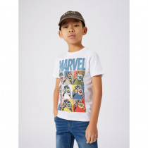 NAME IT Marvel T-Shirt Alessio Bright White