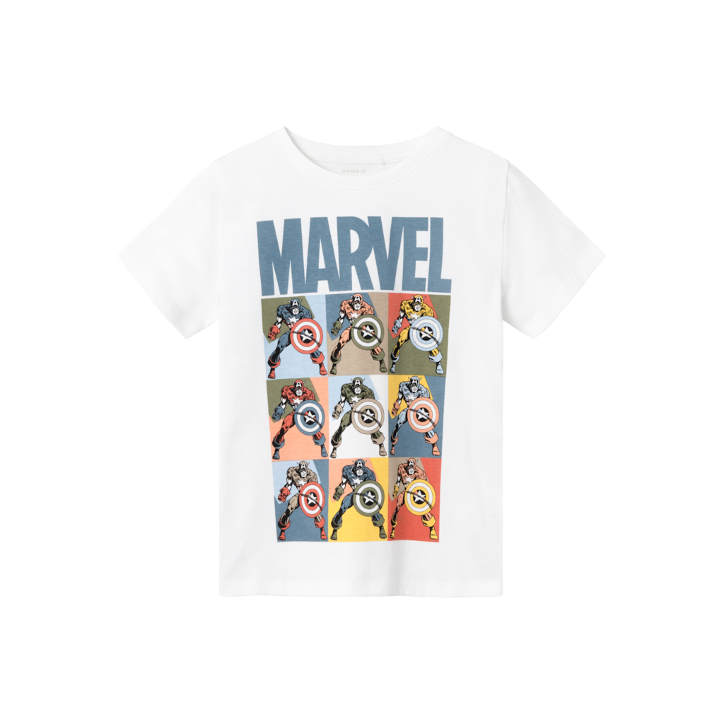 NAME IT Marvel T-Shirt Alessio Bright White