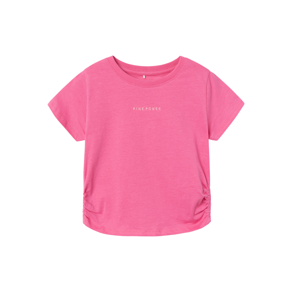 NAME IT Kort T-shirt Jamail Pink Power