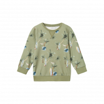 NAME IT Sweatshirt Hermod Oil Green