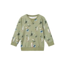 NAME IT Sweatshirt Hermod Oil Green