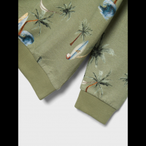 NAME IT Sweatshirt Hermod Oil Green