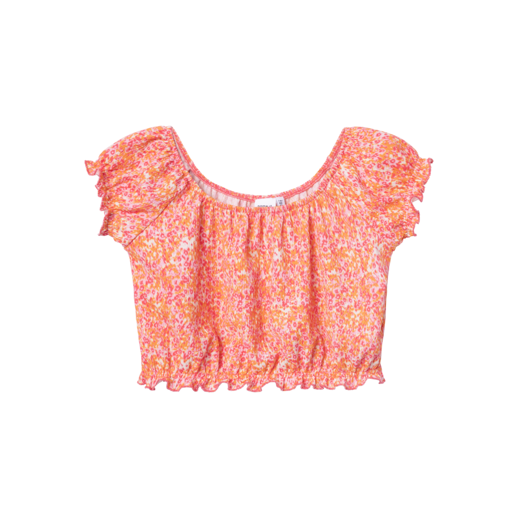 NAME IT Kort Top Junka Pink Power