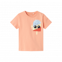 NAME IT T-Shirt Hikke Papaya Punch