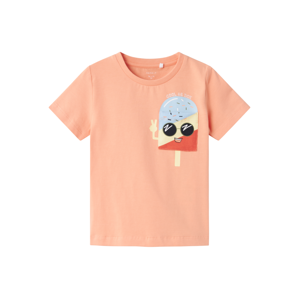 NAME IT T-Shirt Hikke Papaya Punch