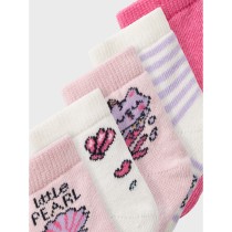 NAME IT 5-Pak Strømper Vulle Parfait Pink